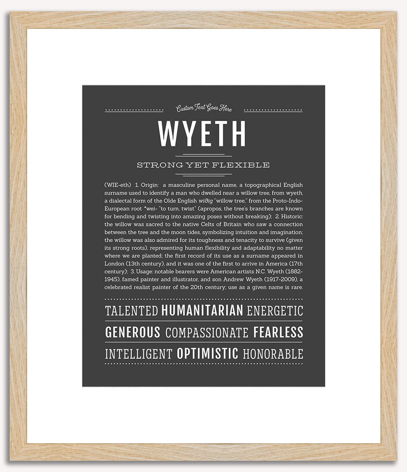 Wyeth | Name Art Print