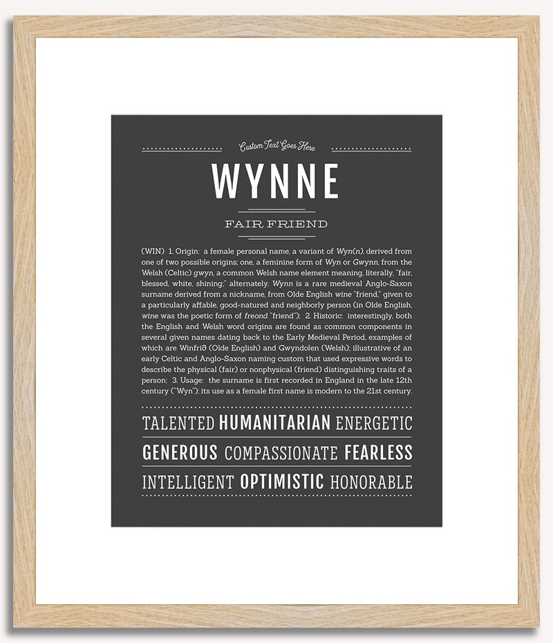 Wynne | Name Art Print