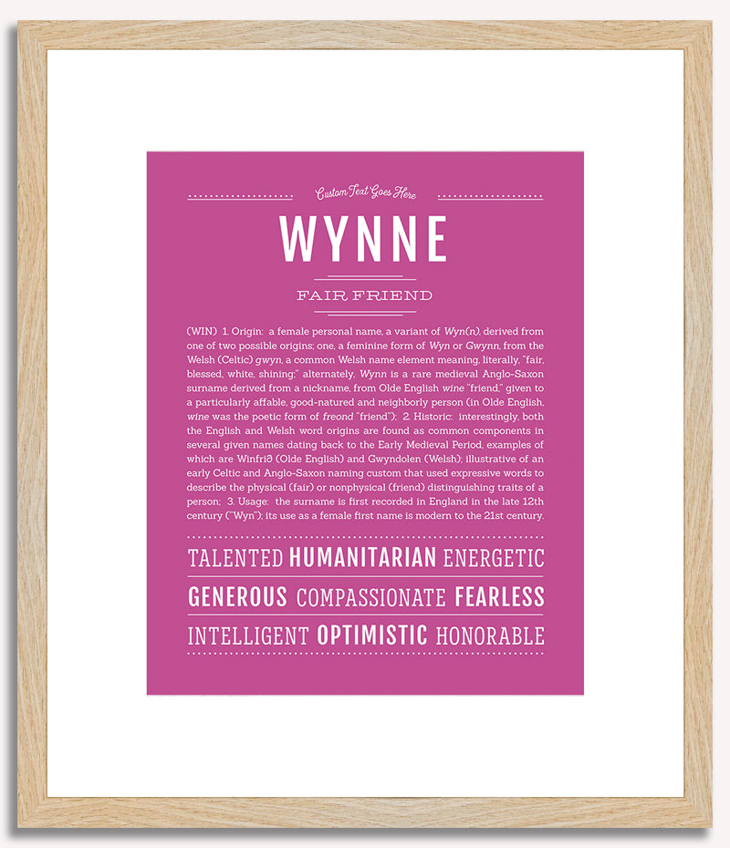 Wynne | Name Art Print