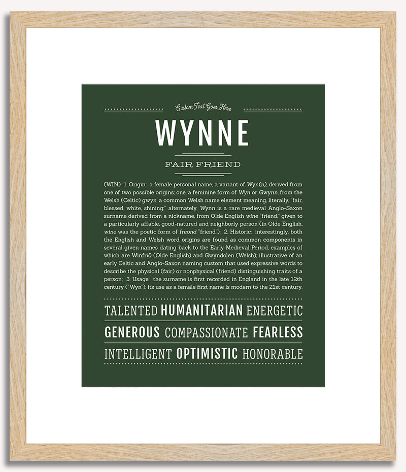 Wynne | Name Art Print