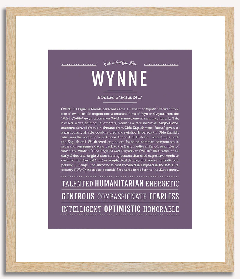 Wynne | Name Art Print