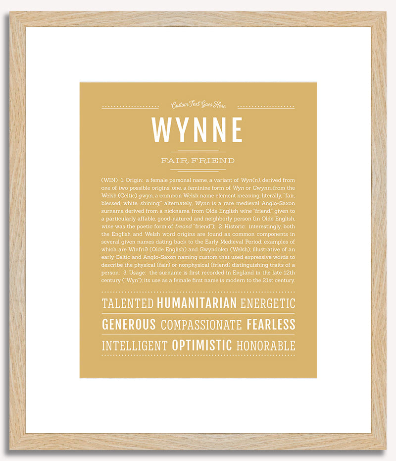 Wynne | Name Art Print