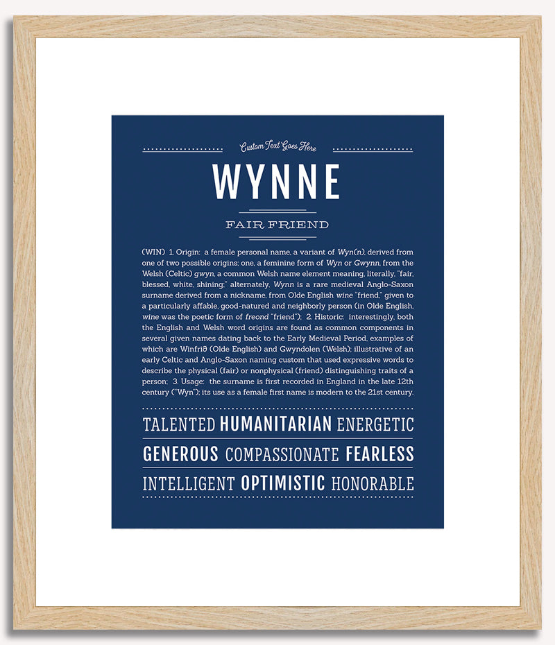 Wynne | Name Art Print