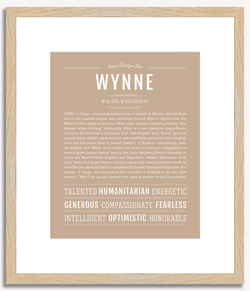 Wynne | Name Art Print