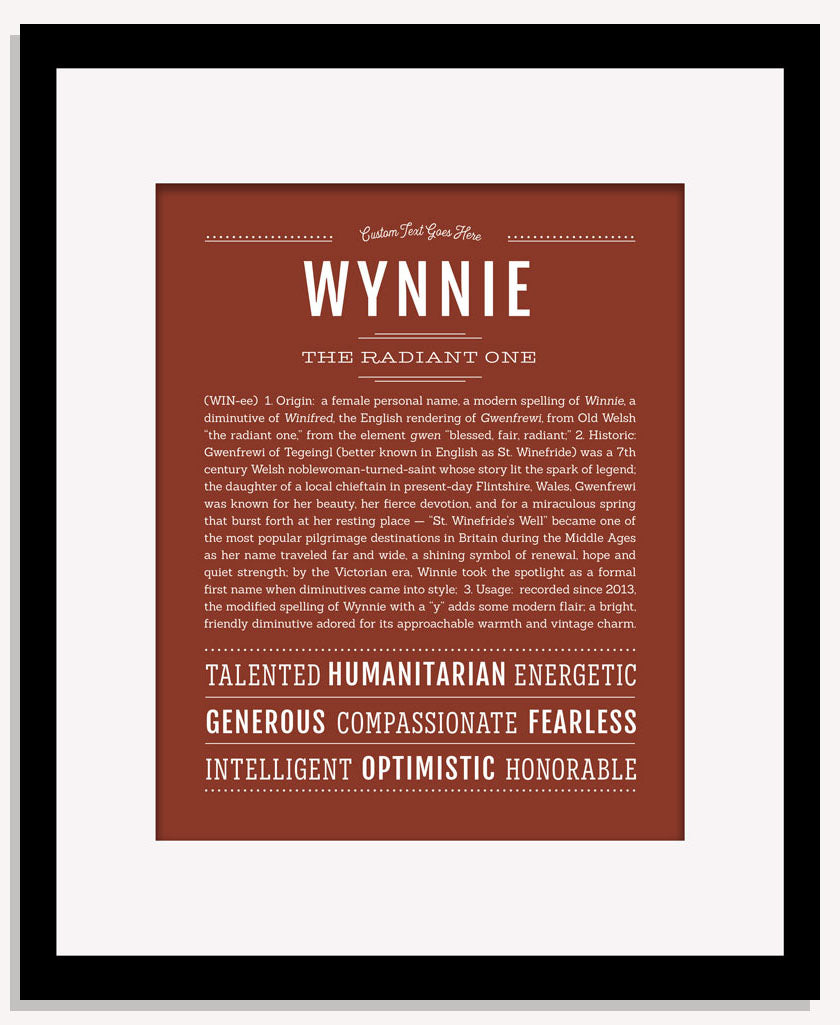 Wynnie | Name Art Print
