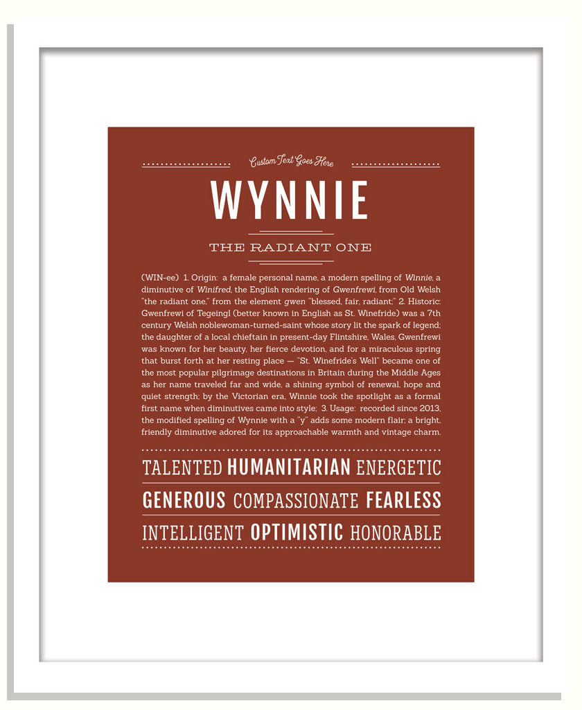 Wynnie | Name Art Print