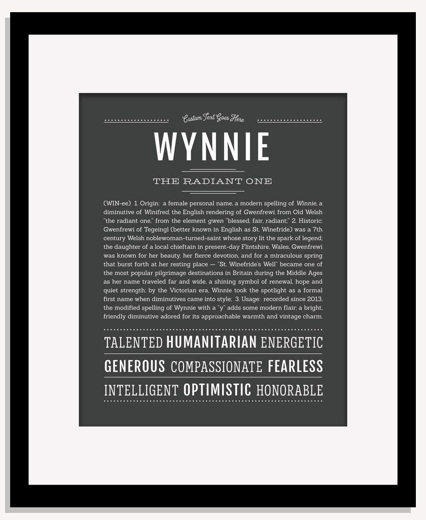 Wynnie | Name Art Print