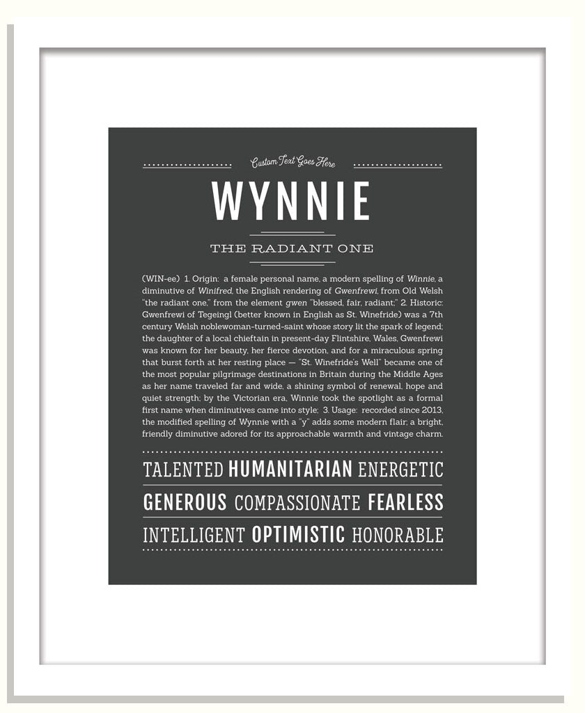 Wynnie | Name Art Print