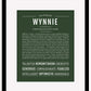 Wynnie | Name Art Print