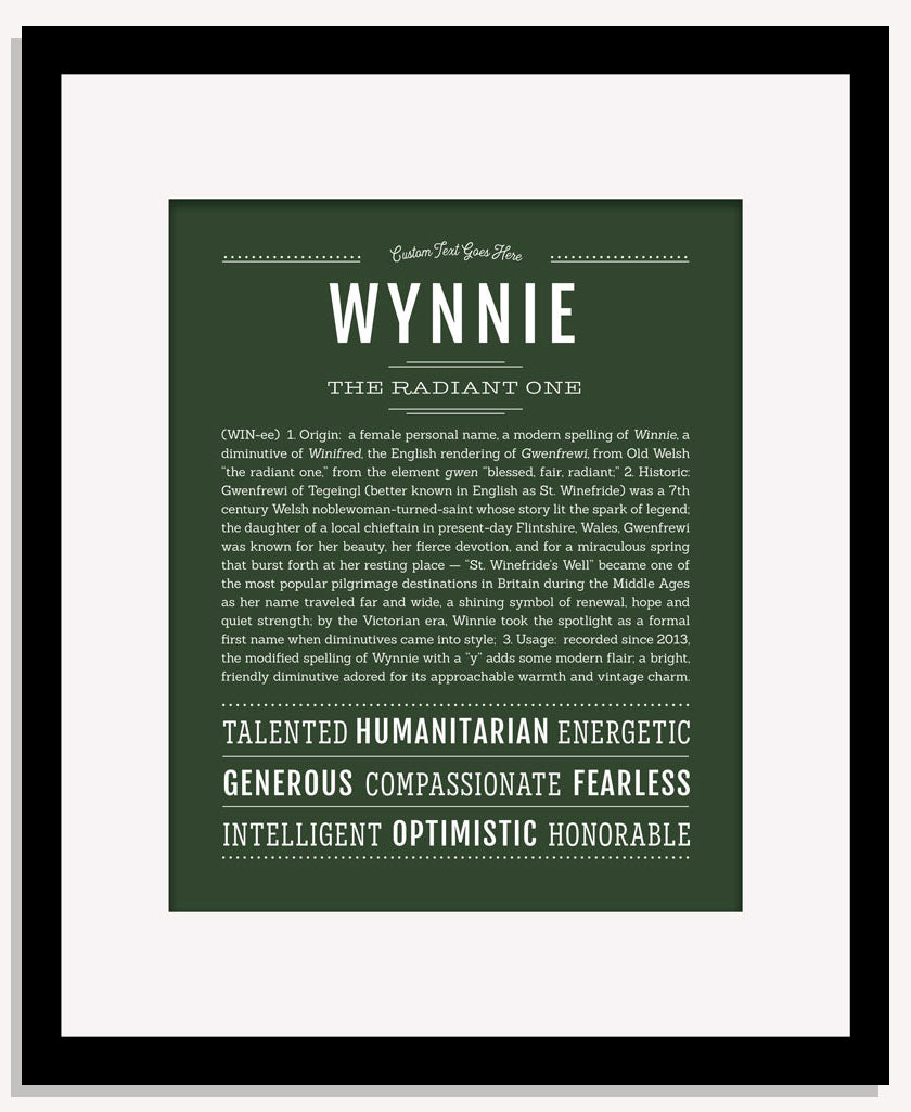 Wynnie | Name Art Print