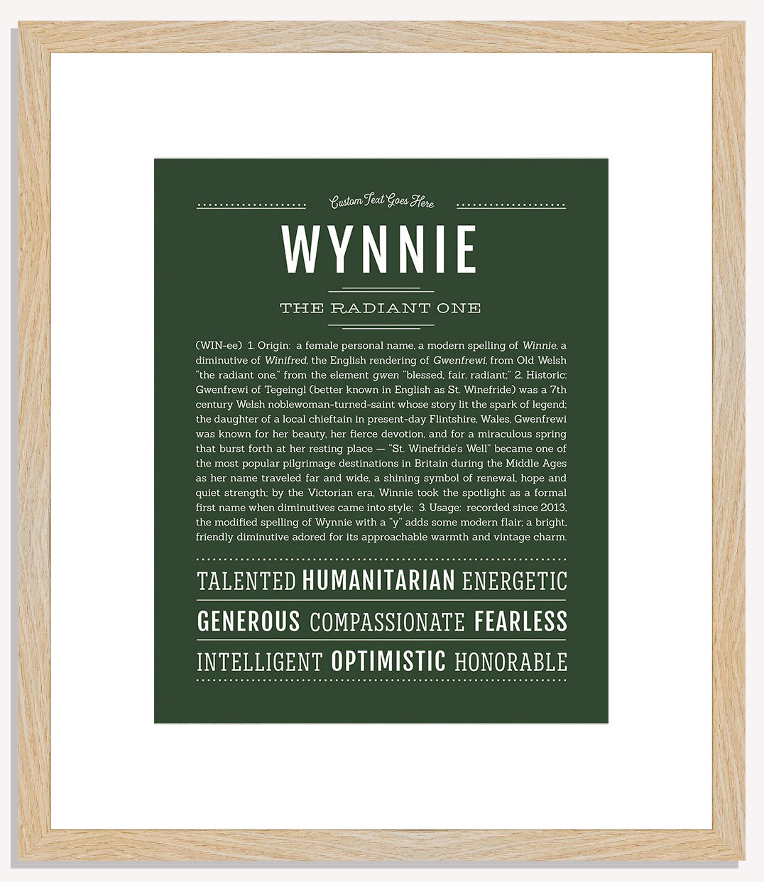 Wynnie | Name Art Print