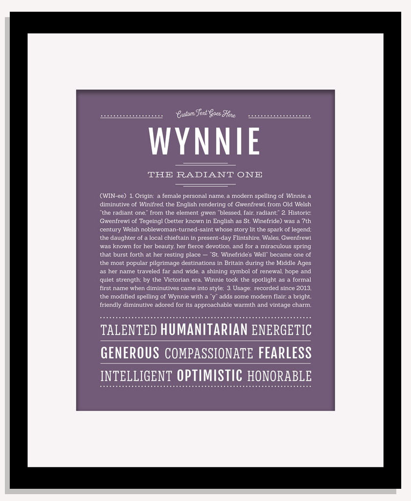 Wynnie | Name Art Print