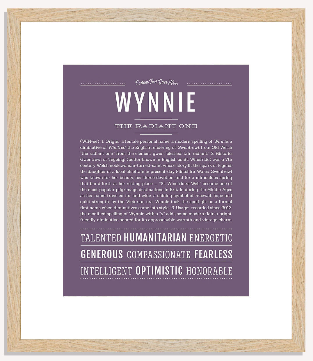 Wynnie | Name Art Print