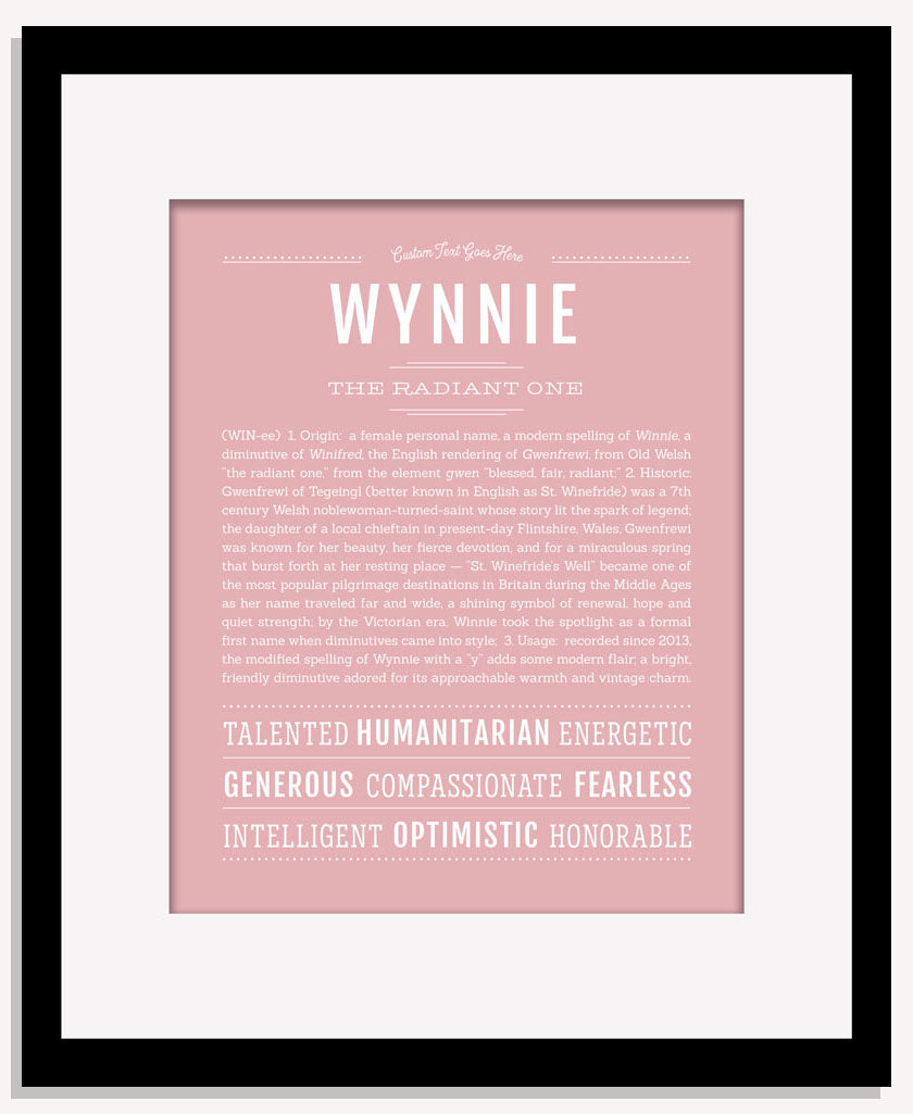 Wynnie | Name Art Print