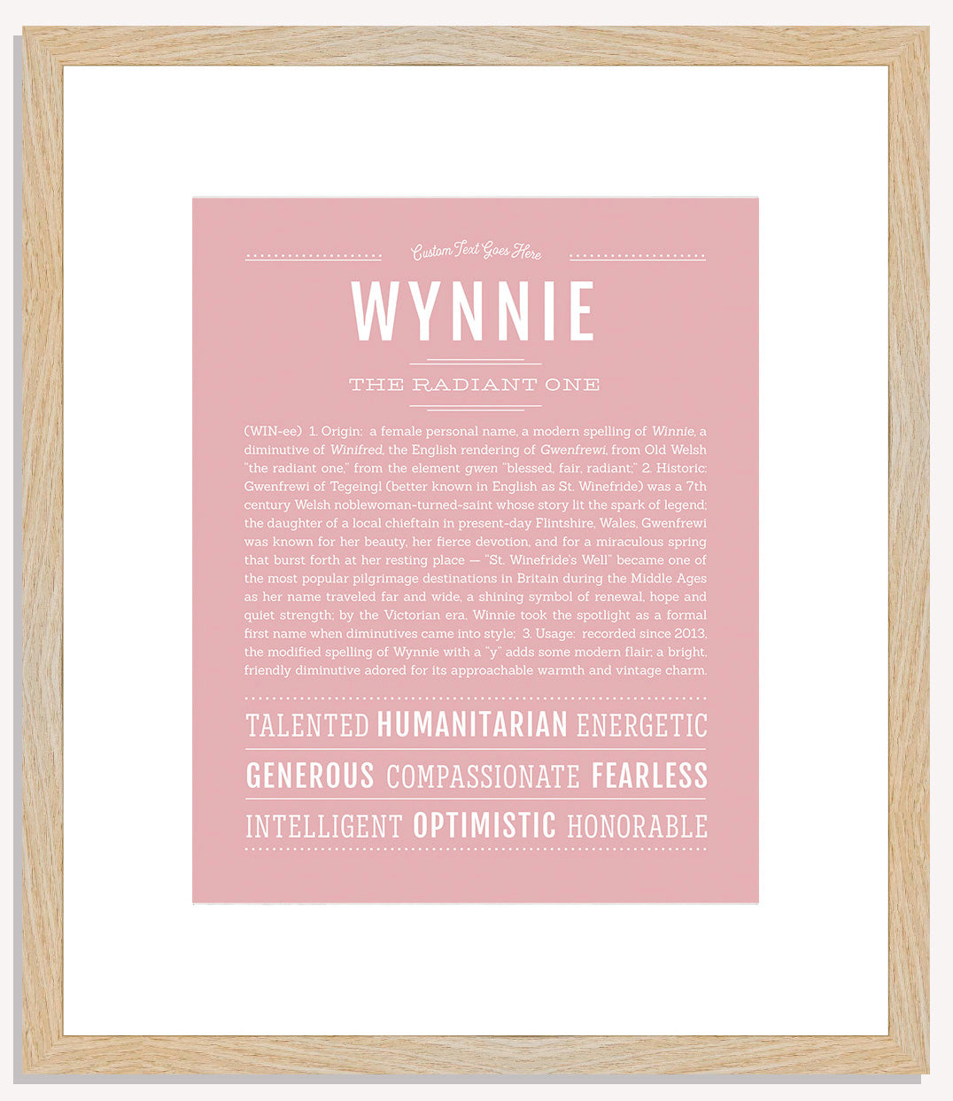 Wynnie | Name Art Print