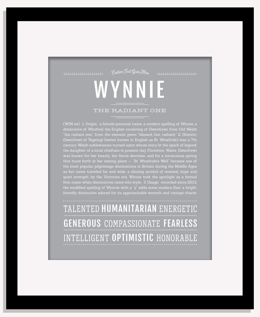 Wynnie | Name Art Print