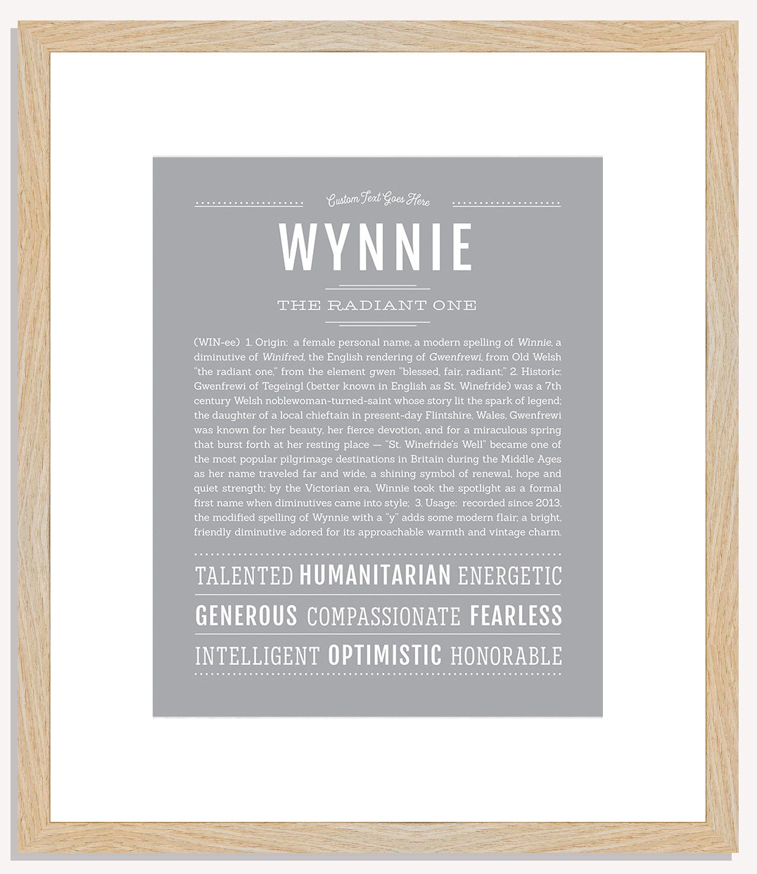Wynnie | Name Art Print
