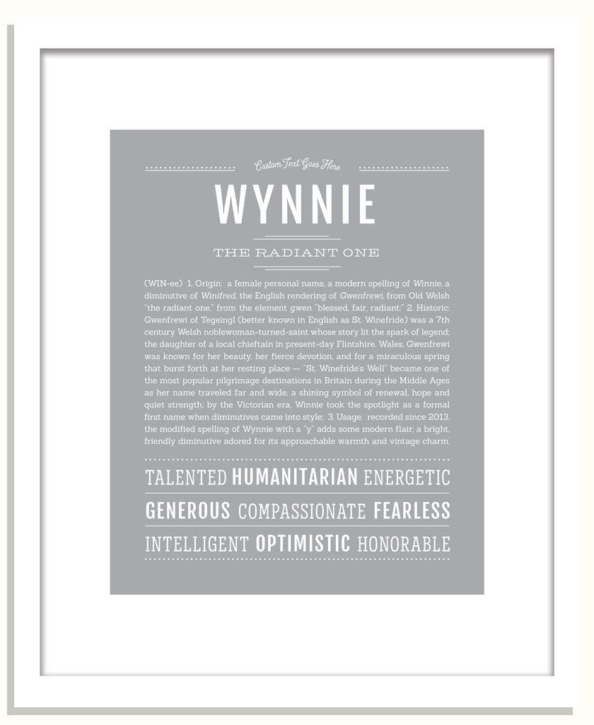 Wynnie | Name Art Print