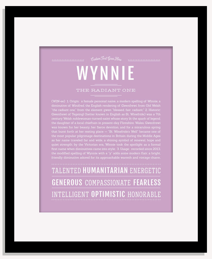 Wynnie | Name Art Print
