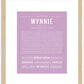 Wynnie | Name Art Print