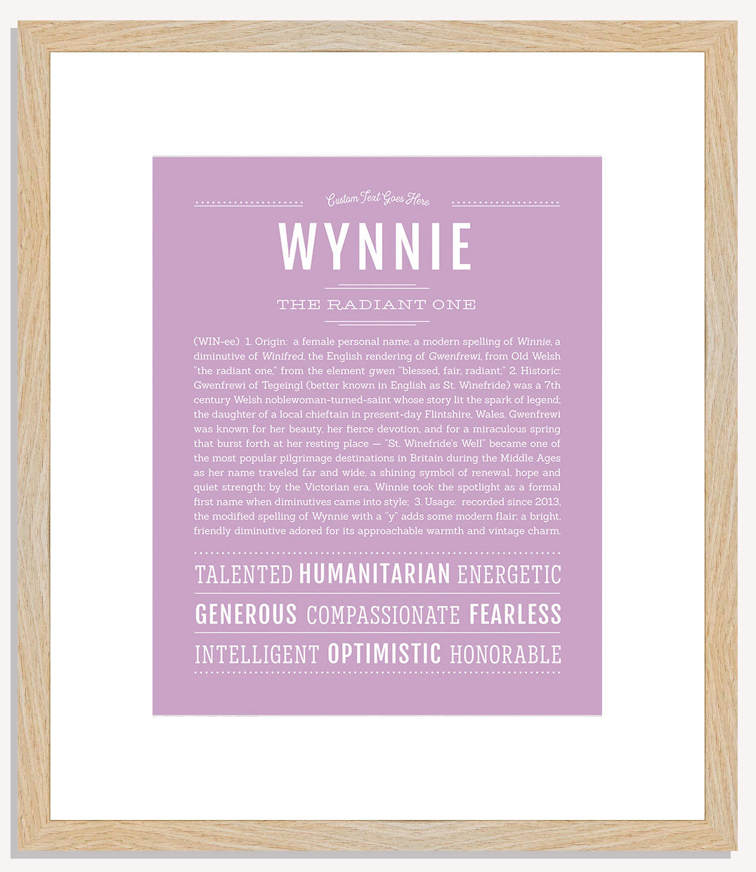 Wynnie | Name Art Print