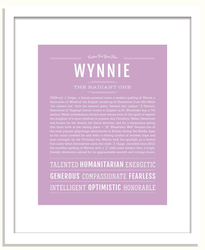 Wynnie | Name Art Print