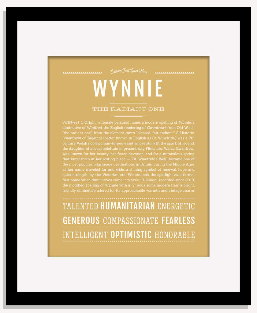 Wynnie | Name Art Print