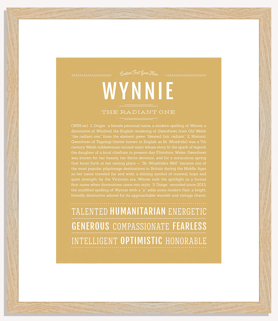 Wynnie | Name Art Print