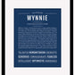 Wynnie | Name Art Print
