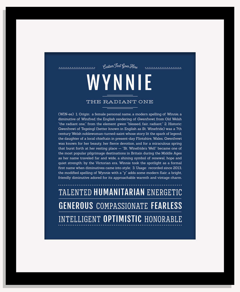 Wynnie | Name Art Print
