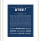 Wynnie | Name Art Print