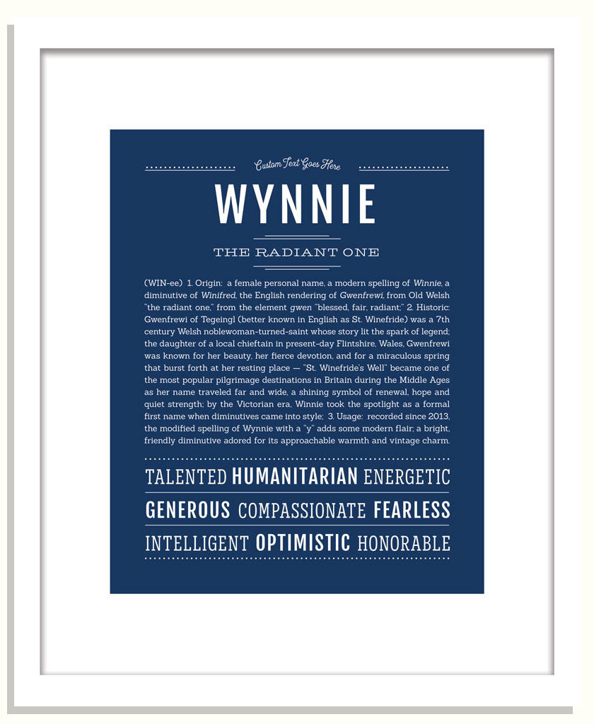 Wynnie | Name Art Print