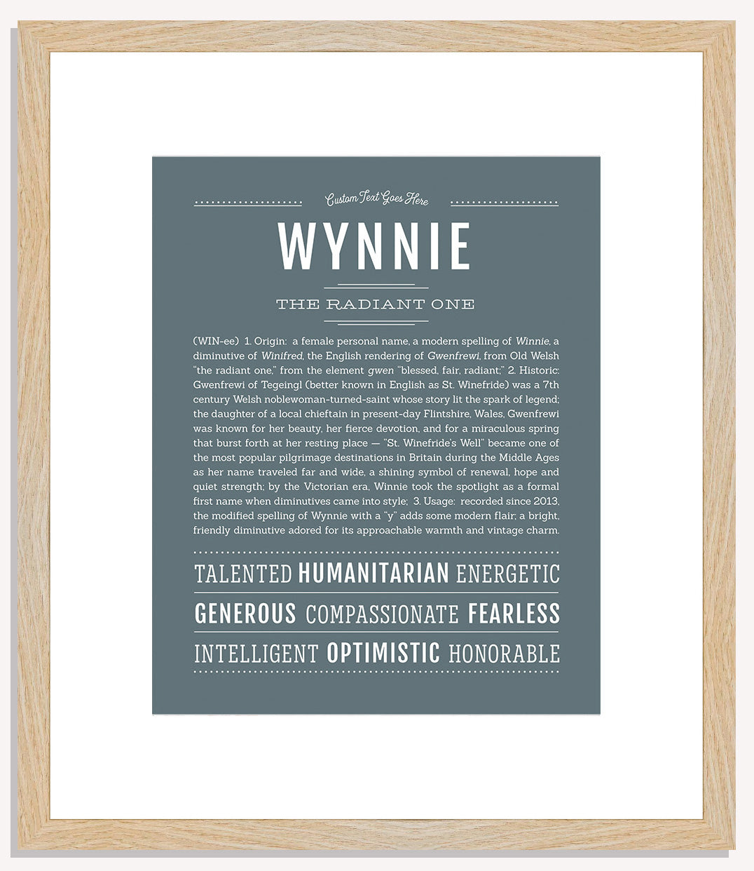 Wynnie | Name Art Print