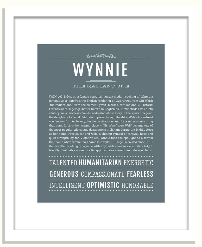 Wynnie | Name Art Print