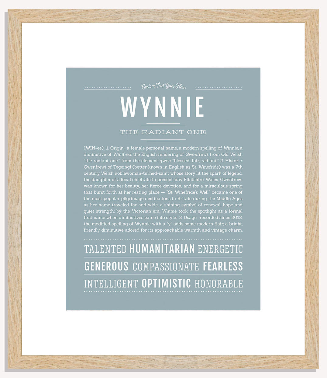 Wynnie | Name Art Print