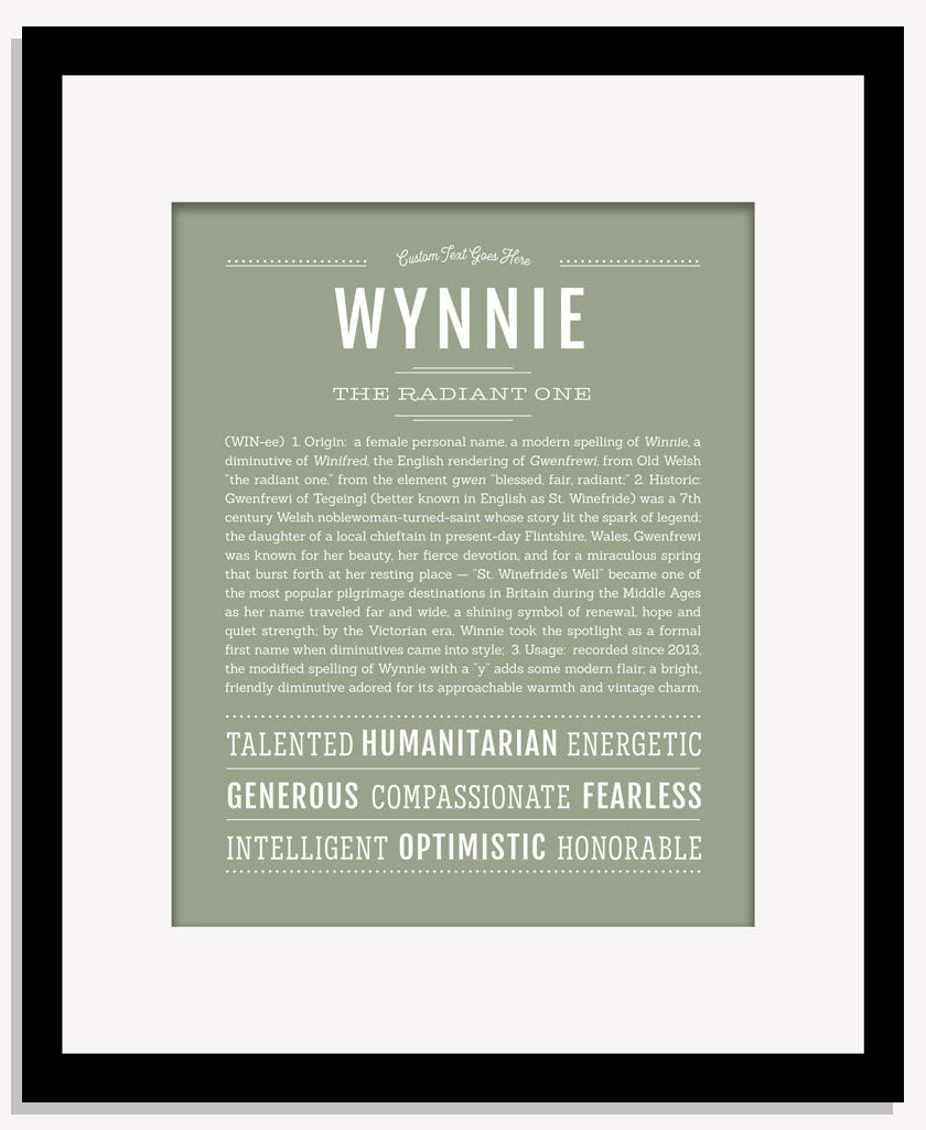Wynnie | Name Art Print