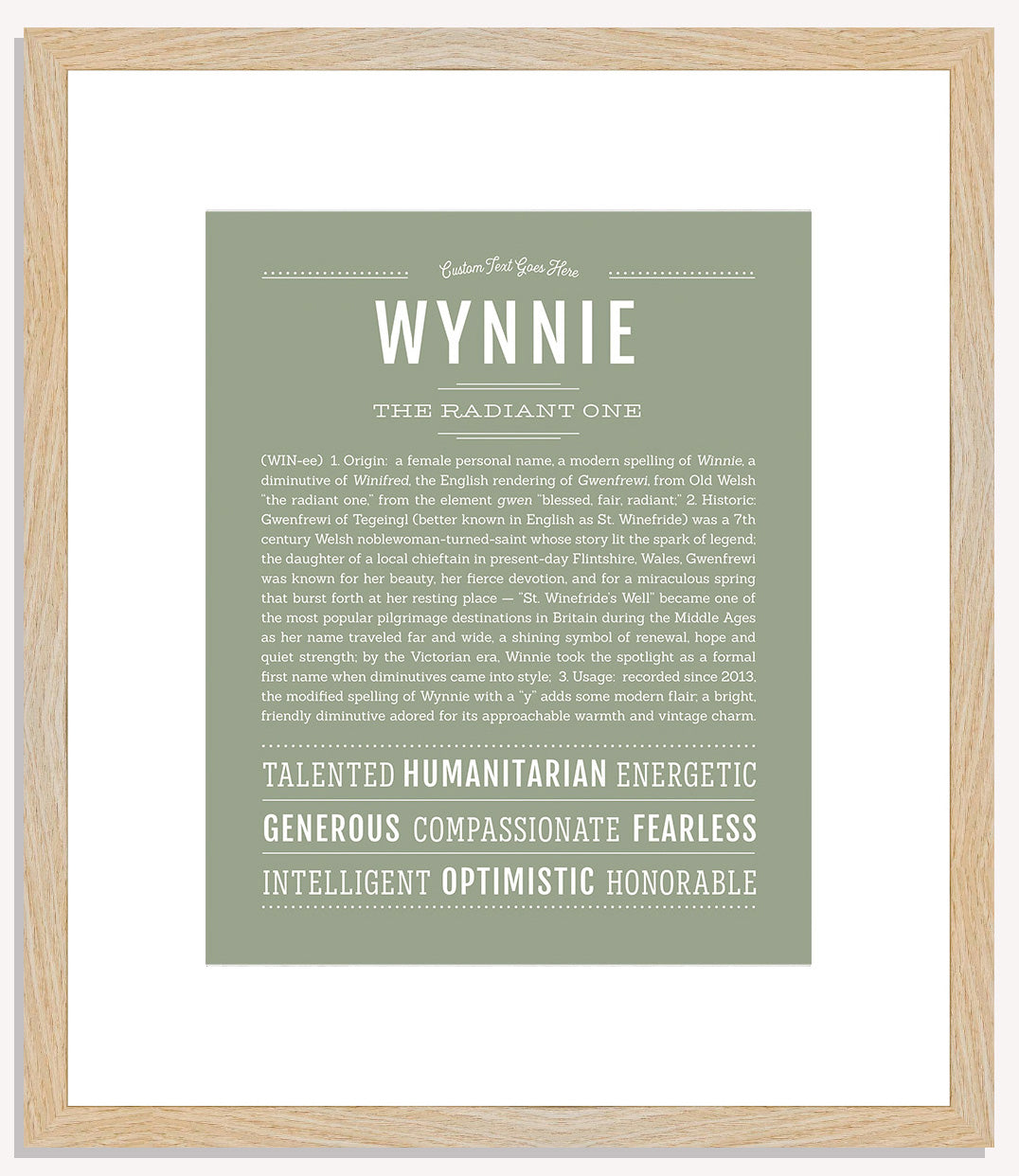 Wynnie | Name Art Print