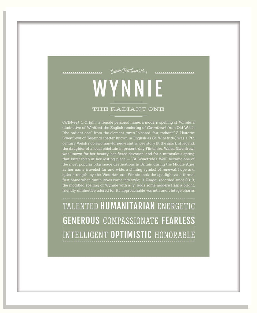 Wynnie | Name Art Print