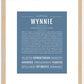 Wynnie | Name Art Print