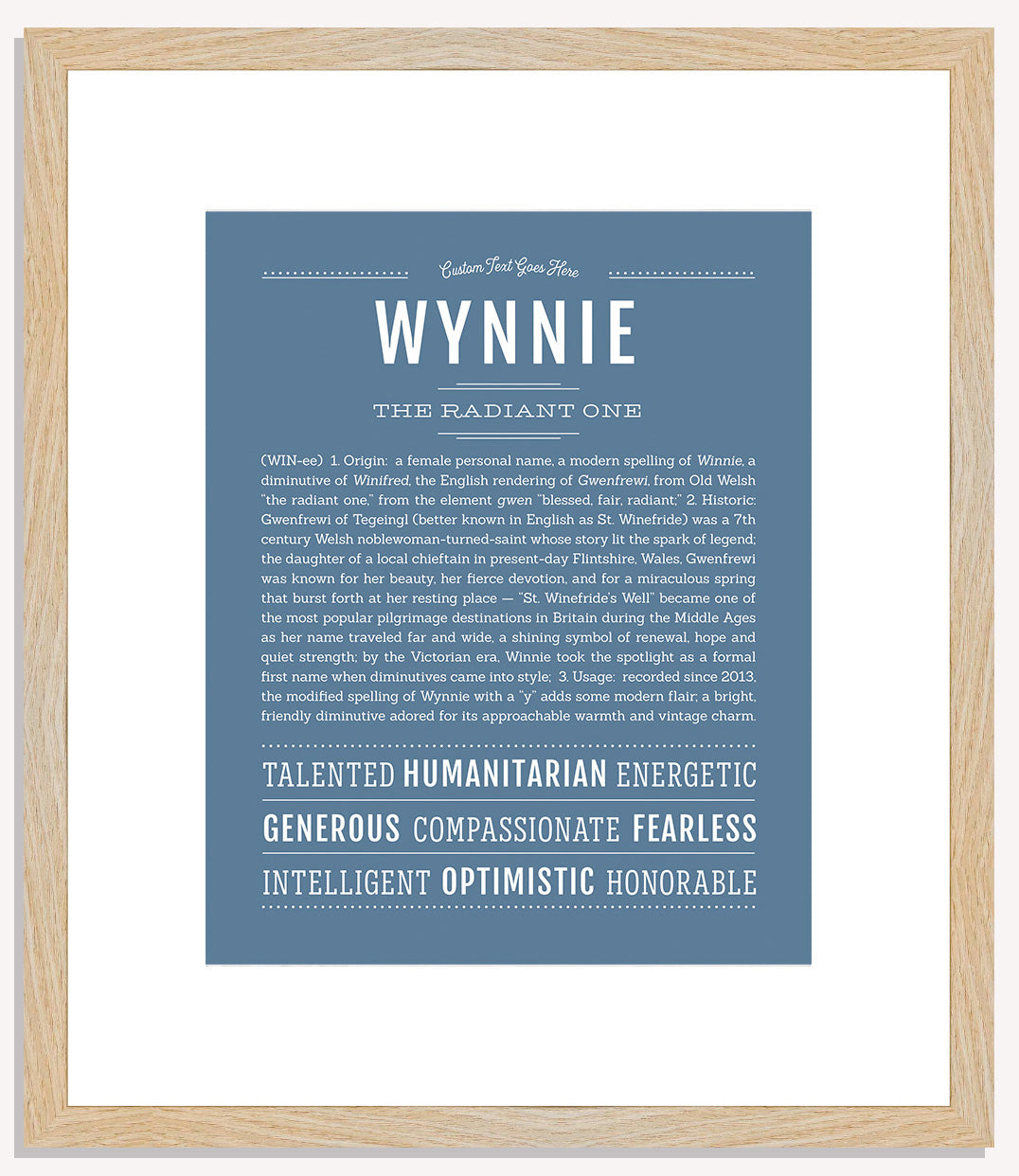Wynnie | Name Art Print