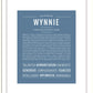 Wynnie | Name Art Print