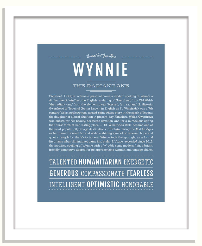 Wynnie | Name Art Print
