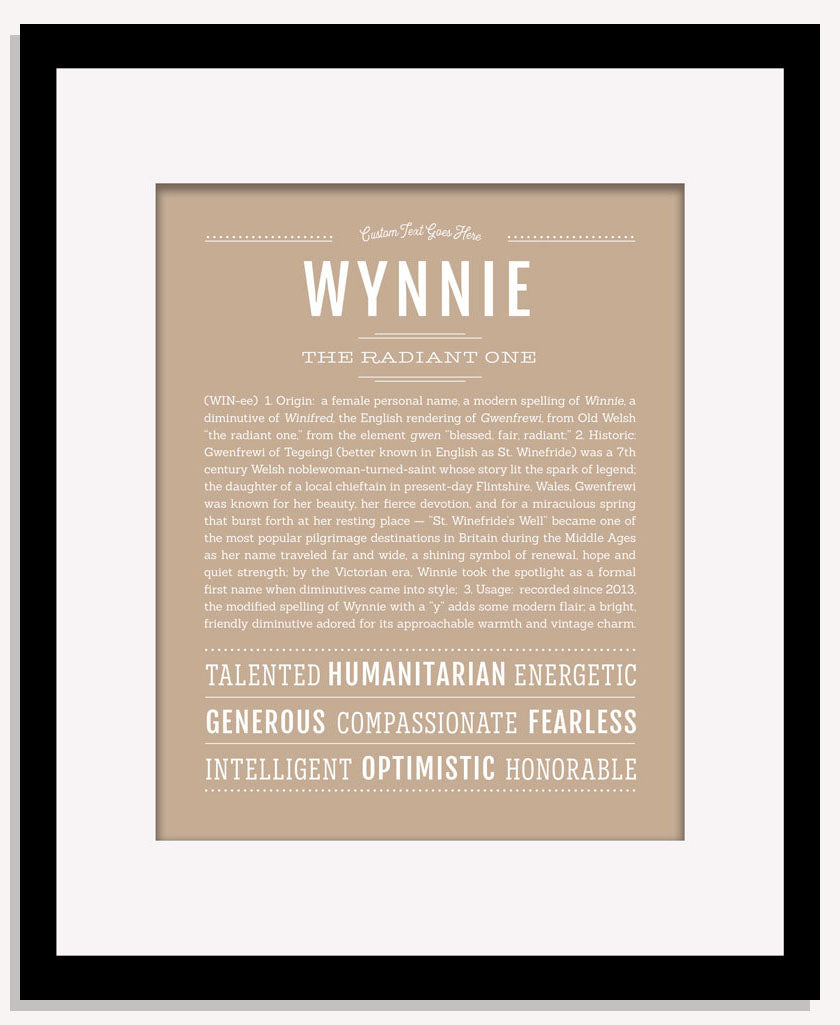 Wynnie | Name Art Print