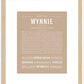 Wynnie | Name Art Print