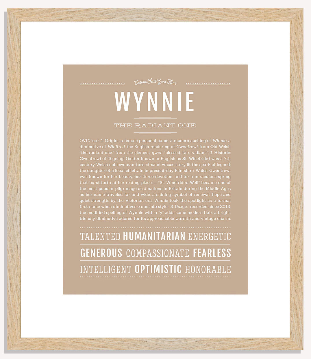 Wynnie | Name Art Print