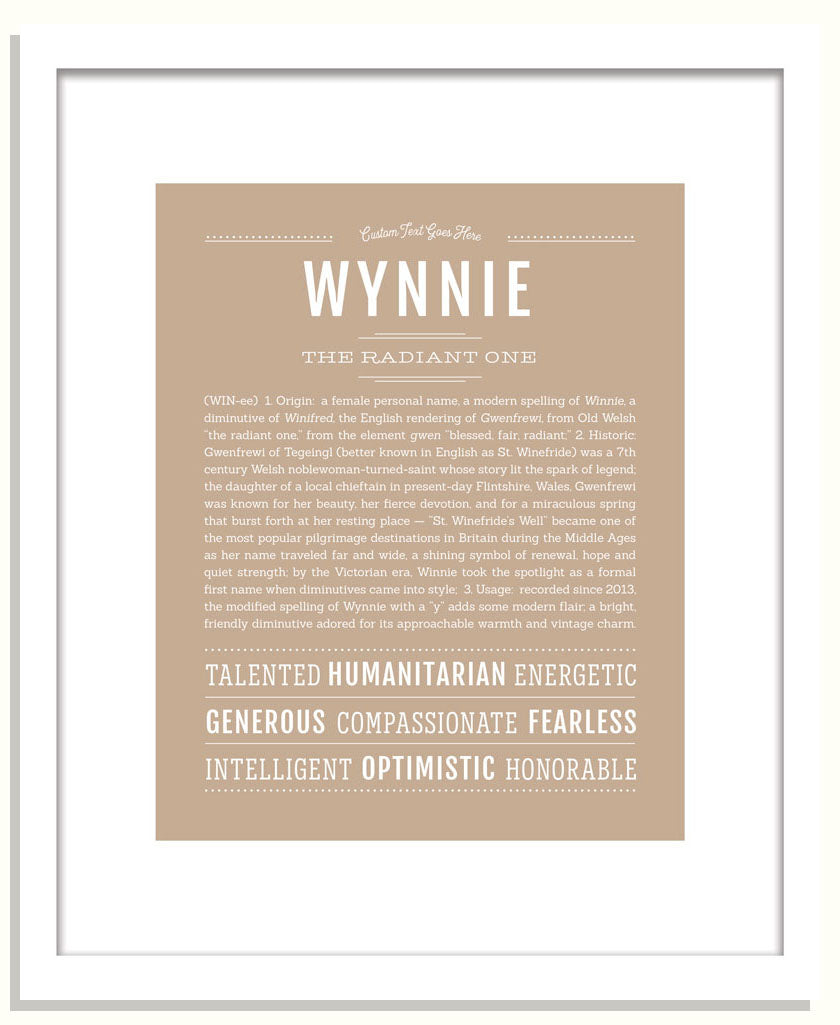 Wynnie | Name Art Print