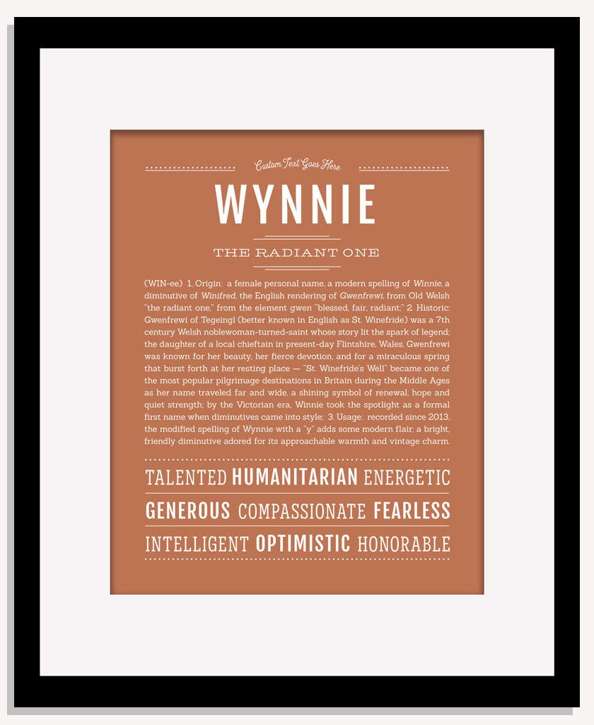 Wynnie | Name Art Print
