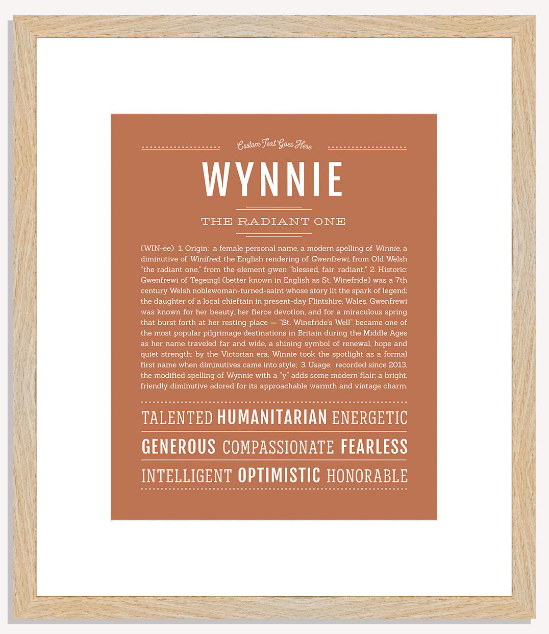 Wynnie | Name Art Print