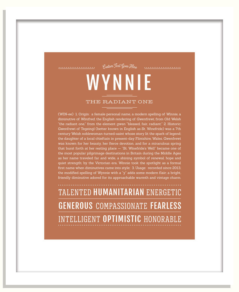 Wynnie | Name Art Print
