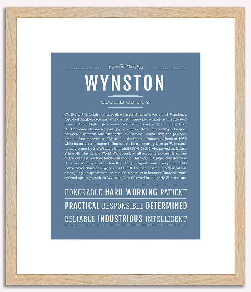 Wynston | Name Art Print